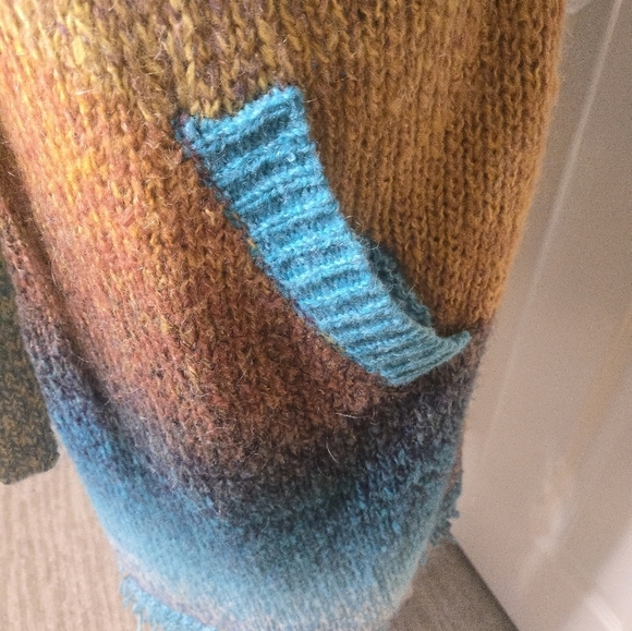 Greylin For Anthropologie Natalia Fringed Cardigan Size 2X - Picture 9 of 12